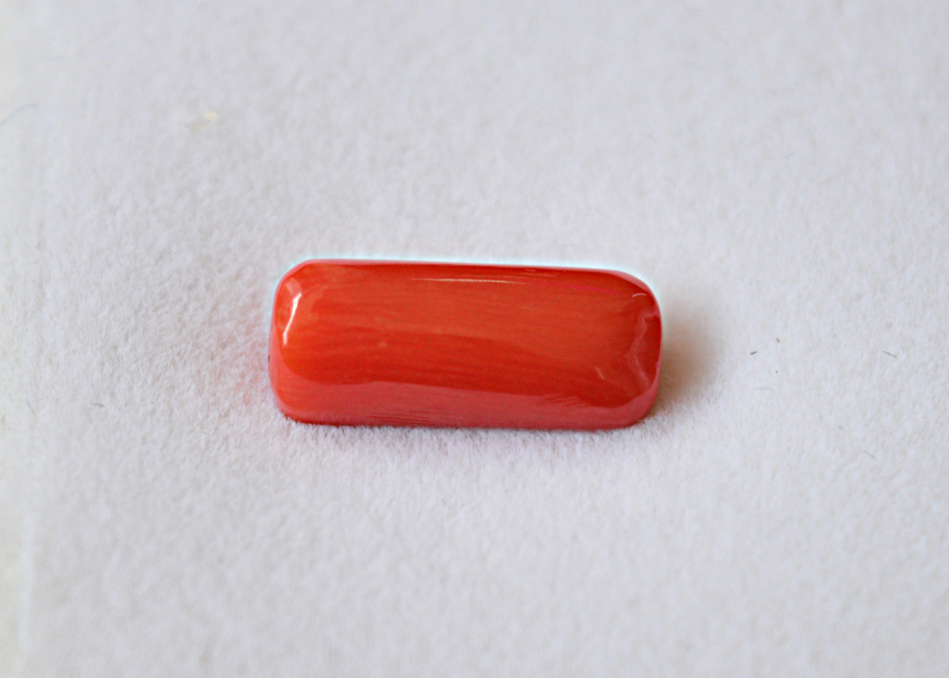 Red Coral Natural Moonga Stone