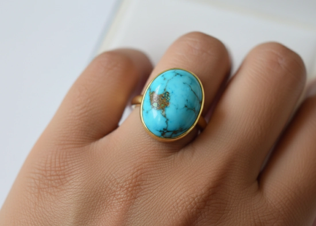 Turquoise Natural Firoza Stone